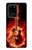 S0415 Fire Guitar Burn Hülle Schutzhülle Taschen für Samsung Galaxy S20 Ultra