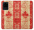 S1603 Canada Flag Old Vintage Hülle Schutzhülle Taschen für Samsung Galaxy S20 Ultra