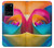 S1671 Rainbow Colorful Rose Hülle Schutzhülle Taschen für Samsung Galaxy S20 Ultra