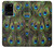 S1965 Peacock Feather Hülle Schutzhülle Taschen für Samsung Galaxy S20 Ultra