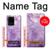 S2690 Amethyst Crystals Graphic Printed Hülle Schutzhülle Taschen für Samsung Galaxy S20 Ultra