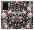 S2727 Vintage Rose Pattern Hülle Schutzhülle Taschen für Samsung Galaxy S20 Ultra
