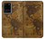 S2861 Antique World Map Hülle Schutzhülle Taschen für Samsung Galaxy S20 Ultra