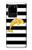 S2882 Black and White Striped Gold Dolphin Hülle Schutzhülle Taschen für Samsung Galaxy S20 Ultra