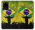 S2981 Brazil Football Soccer Hülle Schutzhülle Taschen für Samsung Galaxy S20 Ultra