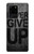 S3367 Never Give Up Hülle Schutzhülle Taschen für Samsung Galaxy S20 Ultra