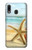 S1117 Starfish on the Beach Hülle Schutzhülle Taschen für Samsung Galaxy A20, Galaxy A30