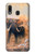 S1292 Dusty Elephant Egrets Hülle Schutzhülle Taschen für Samsung Galaxy A20, Galaxy A30