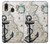 S1962 Nautical Chart Hülle Schutzhülle Taschen für Samsung Galaxy A20, Galaxy A30