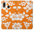 S2245 Hawaiian Hibiscus Orange Pattern Hülle Schutzhülle Taschen für Samsung Galaxy A20, Galaxy A30