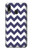 S2345 Navy Blue Shavron Zig Zag Pattern Hülle Schutzhülle Taschen für Samsung Galaxy A20, Galaxy A30