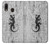 S2446 Gecko Wood Graphic Printed Hülle Schutzhülle Taschen für Samsung Galaxy A20, Galaxy A30