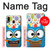 S2521 Cute Nerd Owl Cartoon Hülle Schutzhülle Taschen für Samsung Galaxy A20, Galaxy A30