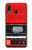 S3204 Red Cassette Recorder Graphic Hülle Schutzhülle Taschen für Samsung Galaxy A20, Galaxy A30