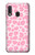 S2213 Pink Leopard Pattern Hülle Schutzhülle Taschen für Samsung Galaxy A20e