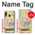 S2229 Vintage Flowers Hülle Schutzhülle Taschen für Samsung Galaxy A20e