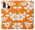S2245 Hawaiian Hibiscus Orange Pattern Hülle Schutzhülle Taschen für Samsung Galaxy A20e