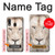 S2399 White Lion Face Hülle Schutzhülle Taschen für Samsung Galaxy A20e