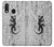 S2446 Gecko Wood Graphic Printed Hülle Schutzhülle Taschen für Samsung Galaxy A20e