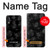 S3153 Black Roses Hülle Schutzhülle Taschen für Samsung Galaxy A20e