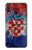 S3313 Croatia Flag Vintage Football Graphic Hülle Schutzhülle Taschen für Samsung Galaxy A20e