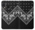 S3363 Bandana Black Pattern Hülle Schutzhülle Taschen für Samsung Galaxy A20e