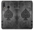 S3446 Black Ace Spade Hülle Schutzhülle Taschen für Samsung Galaxy A20e