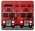 S2058 England British Double Decker Bus Hülle Schutzhülle Taschen für LG V60 ThinQ 5G