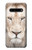 S2399 White Lion Face Hülle Schutzhülle Taschen für LG V60 ThinQ 5G