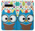 S2521 Cute Nerd Owl Cartoon Hülle Schutzhülle Taschen für LG V60 ThinQ 5G