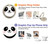S2662 Cute Panda Cartoon Hülle Schutzhülle Taschen für LG V60 ThinQ 5G