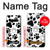 S2904 Dog Paw Prints Hülle Schutzhülle Taschen für LG V60 ThinQ 5G