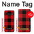 S2931 Red Buffalo Check Pattern Hülle Schutzhülle Taschen für LG V60 ThinQ 5G