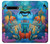 S3227 Underwater World Cartoon Hülle Schutzhülle Taschen für LG V60 ThinQ 5G