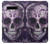 S3582 Purple Sugar Skull Hülle Schutzhülle Taschen für LG V60 ThinQ 5G