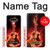 S0415 Fire Guitar Burn Hülle Schutzhülle Taschen für LG Stylo 6