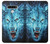 S0752 Blue Fire Grim Wolf Hülle Schutzhülle Taschen für LG Stylo 6