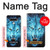 S0752 Blue Fire Grim Wolf Hülle Schutzhülle Taschen für LG Stylo 6