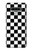 S1611 Black and White Check Chess Board Hülle Schutzhülle Taschen für LG Stylo 6
