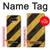 S2231 Yellow and Black Line Hazard Striped Hülle Schutzhülle Taschen für LG Stylo 6