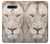 S2399 White Lion Face Hülle Schutzhülle Taschen für LG Stylo 6
