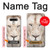 S2399 White Lion Face Hülle Schutzhülle Taschen für LG Stylo 6