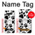 S2904 Dog Paw Prints Hülle Schutzhülle Taschen für LG Stylo 6