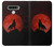 S2955 Wolf Howling Red Moon Hülle Schutzhülle Taschen für LG Stylo 6
