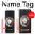 S0059 Retro Rotary Phone Dial On Hülle Schutzhülle Taschen für LG Velvet
