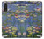 S0997 Claude Monet Water Lilies Hülle Schutzhülle Taschen für LG Velvet