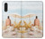S1425 Seashells on The Beach Hülle Schutzhülle Taschen für LG Velvet