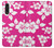 S2246 Hawaiian Hibiscus Pink Pattern Hülle Schutzhülle Taschen für LG Velvet
