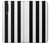 S2297 Black and White Vertical Stripes Hülle Schutzhülle Taschen für LG Velvet
