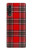 S2374 Tartan Red Pattern Hülle Schutzhülle Taschen für LG Velvet